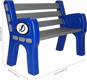 NHL TAMPA BAY LIGHTNING PARK BENCH 488-4029