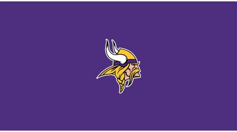 NFL MINNESOTA VIKINGS 8' BILLIARD CLOTH 52-1007