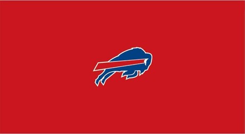 NFL BUFFALO BILLS 8' BILLIARD CLOTH 52-1021