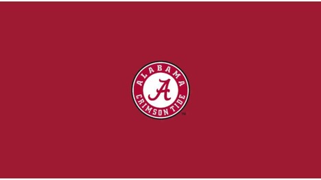 COLLEGE UNIVERSITY OF ALABAMA 8' POOL TABLE CLOTH 52-4001