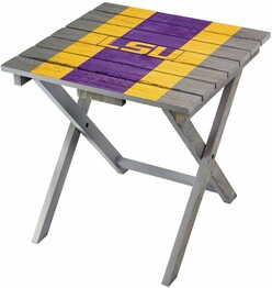 NCAA LOUISIANA STATE UNIVERSITY ADIRONDACK FOLDING TABLE 744-3005