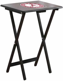 COLLEGE UNIVERSITY OF ALABAMA TV TRAYS W/STAND 86-3001