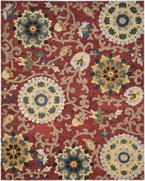 Safavieh Blossom BLM401C Red and Multi