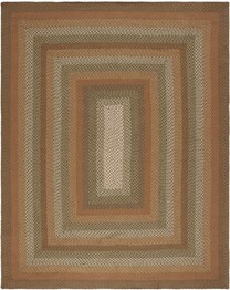 Safavieh Braided BRD651A Ivory and Brown