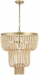 ALEYNNE 4LT 20.75" CHANDELIER