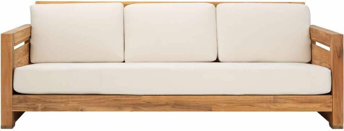 GUADELOUPE TEAK 3-SEAT SOFA