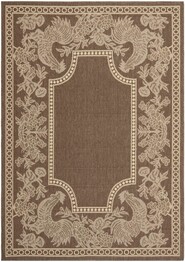 Safavieh Courtyard CY3305-3409 Chocolate and Natural