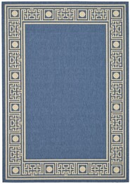 Safavieh Courtyard CY5143C Blue and Ivory