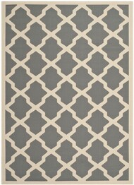 Safavieh Courtyard CY6903-246 Anthracite and Beige