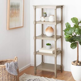 CASSIE 5 SHELF BOOKCASE