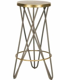 LORNA GOLD LEAF BARSTOOL