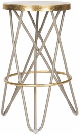 LORNA GOLD LEAF COUNTERSTOOL