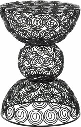 LEILA IRON CIRCLE STOOL