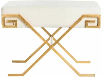 LUNA GREEK KEY BENCH