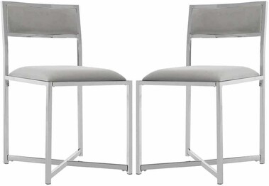 MENKEN CHROME SIDE CHAIR