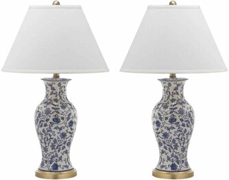 BEIJING FLORAL URN TABLE LAMP