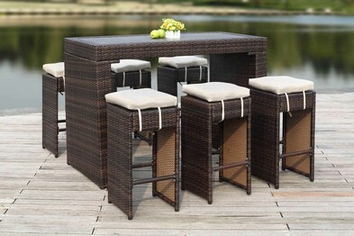 SANDERS OUTDOOR BAR SET