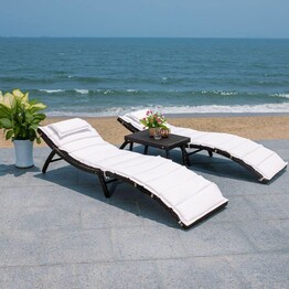 CAREW 3PC SUN LOUNGER SET