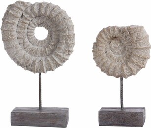 LENA SET OF 2 CONCH SHELL TABL