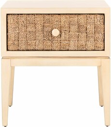 ARMAND WOVEN WOOD NIGHTSTAND