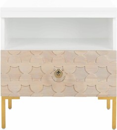 SYLVIE 1 DRAWER SIDE TABLE