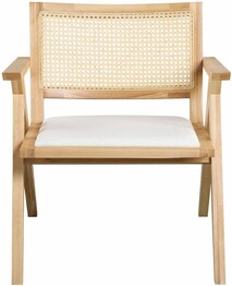 KRYSTINE RATTAN ACCENT CHAIR