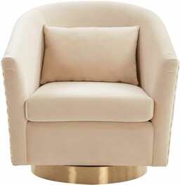 CLARA QUILTED SWIVEL TUB CHAIR