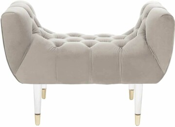 EUGENIE TUFTED VELVET BENCH