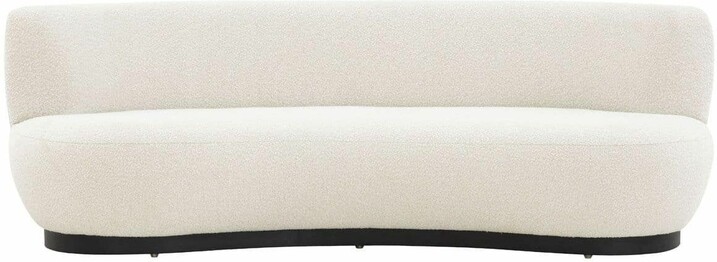 STEVIE BOUCLE CURVED BACK SOFA