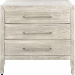 ARIELLA 3 DRAWER WD NIGHTSTAND