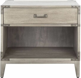 NISHA 1 DRAWER WOOD NIGHTSTAND