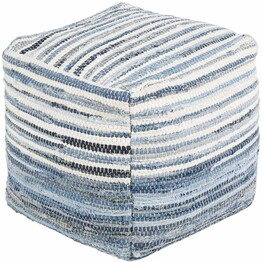 Denim DNPF-001 16"H x 16"W x 16"D Pouf