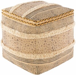 Dayna DYPF-001 18"H x 18"W x 18"D Pouf