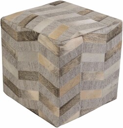 Medora MDPF-001 18"H x 18"W x 18"D Pouf